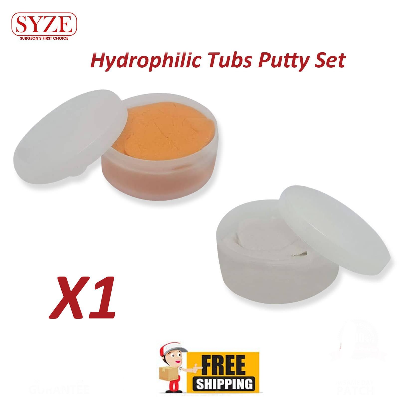 gdd-1 Dental Hydrophilic Firmer Mould Impression Putty Teeth Retainer Silicon Putty's - Image 1